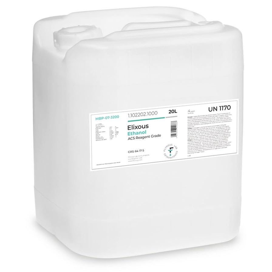 Ethanol (HPLC Grade), ?99.7%, 20 L