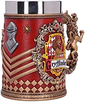 Harry Potter Gryffindor Hogwarts House Collectible Tankard, Red Gold, 1 Count (Pack of 1)