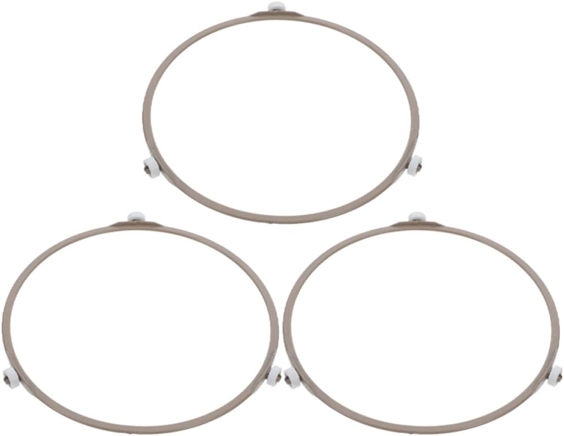 3pcs Microwave Turntable Ring Plastic Tray Holder Replacement