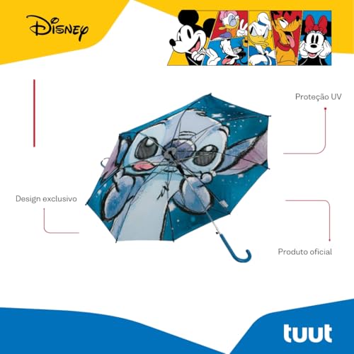 Tuut, Linha Disney, Guarda Chuva Premium, Stitch, 48cm
