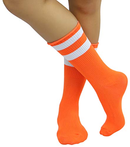 Image of ToBeInStyle Women's Acrylic Ankle Hi With Double Stripe Top Crew Fun Athletic Socks