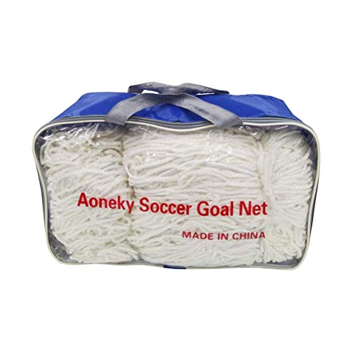 image for Aoneky Polyester Soccer Goal Net - 24 x 8 Ft - 4 mm Cord - Replacement
