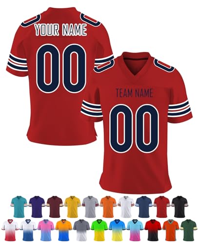 Camiseta de fútbol Personalizada, número de Nombre del Equipo, Tela Transpirable, Tallas para jóvenes y Adultos Color 11