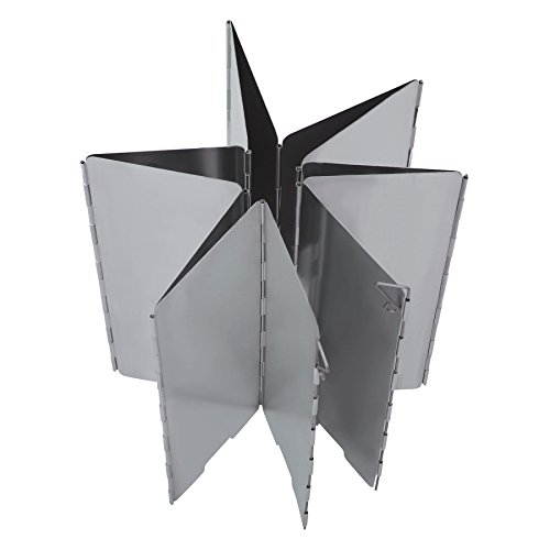 image for Stove Windscreen for Camp, 12 Plates Camping Windshield, Folding Stove