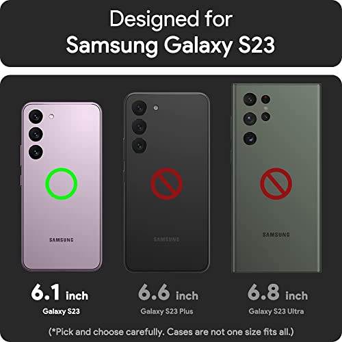 Image of NISHTECH for Samsung Galaxy S23 5G (2023) Premium Transparent Hybrid Soft Slim Dust Proof Back Case Cover with Camera Protection