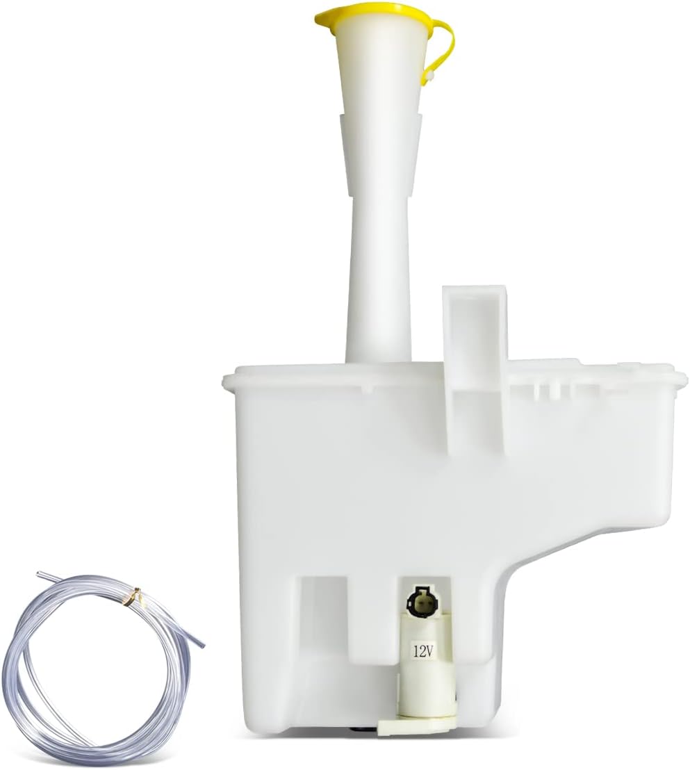 DNA Motoring OEM-WT-NI1288106 Factory Style Windshield Washer Fluid Reservoir Assembly Compatible with 2000-2006 Sentra w/Fluid Leven Sensor