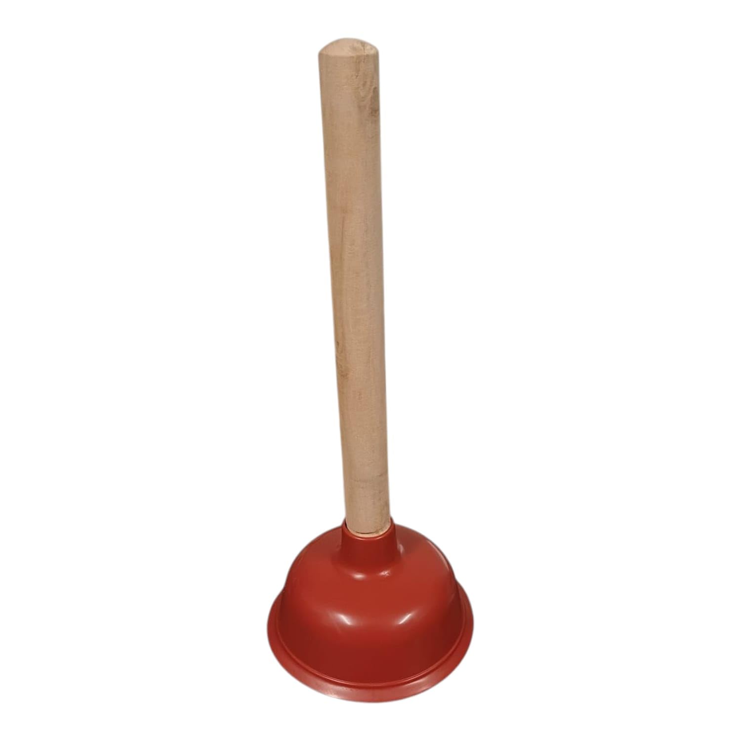 Sink Plunger Kitchen Sink Unblocker Heavy Duty Unblocking Effective Tool with 100mm (4 inch) Cup and 225mm (9 inch) Wooden Handle Drain Unblocker for Kitchen, Sink, Shower and Floor Drains,