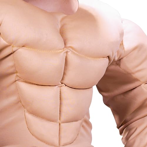 Disfraz Camiseta Músculos Infantil Talla S miniatura 2