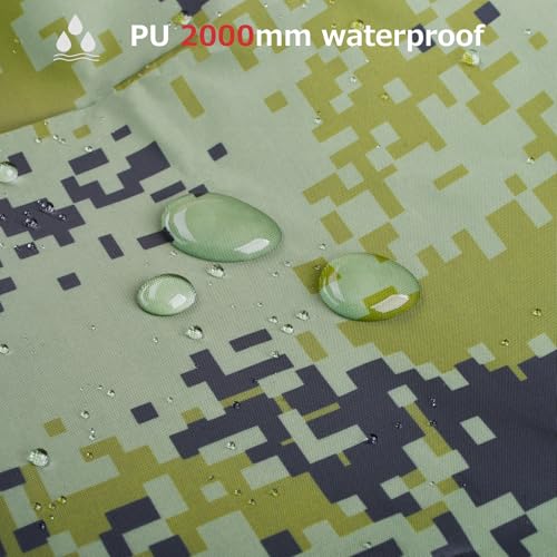 Image of Azarxis Hammock Camping Tarp Rain Fly, Waterproof Tent Footprint Shelter Canopy Sunshade Cloth Picnic Mat for Outdoor Awning Hiking Beach Backpacking - Included Guy Lines & Stakes