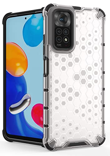 Image of Glasgow Back Case Cover Designed for Mi Redmi Note 11 / 11s - Transparent