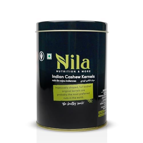 NilaNuts Delicious Dry Roasted & Salted Cashew Nuts 320 Grade Premium Cashew | Dry Roasted & Salted Cashew Tin Pack, 850 gm (B0D3BR5KQ1) Amazon Price History, Amazon Price Tracker