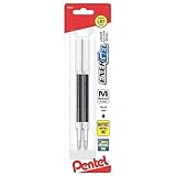 Pentel Refill Ink for EnerGel and Lancelot Gel Pen, 0.7mm Metal Tip, Blue Ink, 2 per Pack (LR7BP2C)
