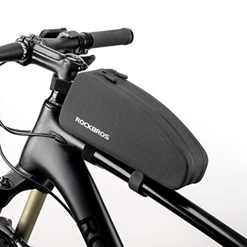 ROCKBROS Waterproof Bike Front Frame Top Tube Bag - Ideal For Storing Essential Cycling Gear