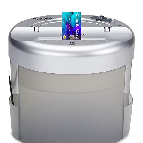 Aurora AS420C Desktop-Style Cross-Cut Paper Shredder の商品画像 1