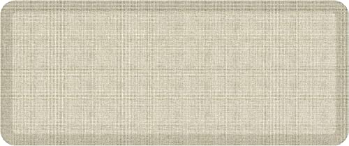 GelPro Designer Comfort Ergo-Foam Cushioned Anti-Fatigue Kitchen Floor Mat, Padded Stain-Resistant, Waterproof, Non-Slip Comfort Padded Desk/Office Mat, 20"x48", Tweed Antique W
