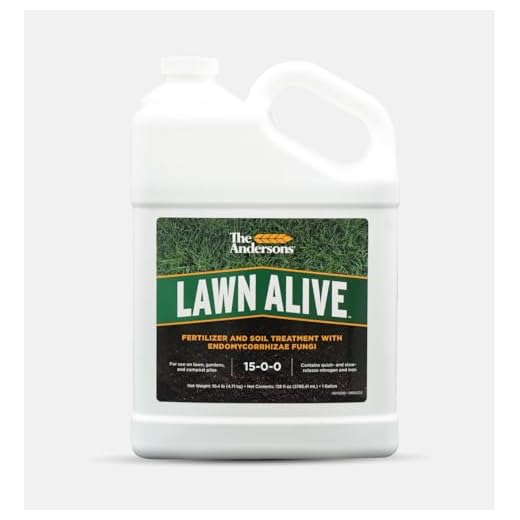 When should you use weed and feed on your lawn Andersons Lawn Alive Fertilizer 128 fl oz