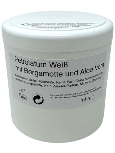 Tattoo smörjmedel (petrolatum/vaselinum) med bergamott och aloe vera – 1 kg – ny! Bergamott, hamamelis och aloe vera – från Tyskland med naturliga ingredienser– PROFI – STUDIO