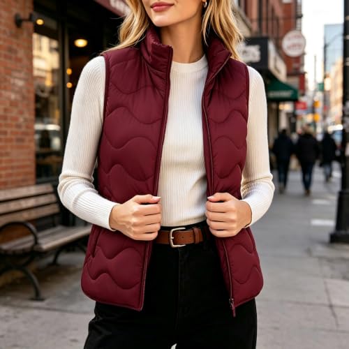 Sblioda Puffer Vest Women Womens Puffer Vest - image 2