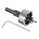 Kozelo 1pcs Hole Saw - [27mm] HSS (High Speed Steel) Drill Bit Hole Cutter for Stainless Steel Aluminum Metal Wood Plastic Use, Triangular Shank