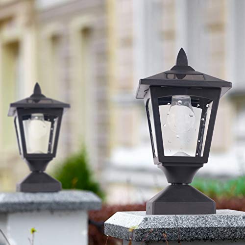 Chason Solar Post Lights Outdoor,Post Lantern With Mount Base,Waterproof Post Cap Light For Fence Deck, Garden,Landscape, 4×4 Or 6×6 Posts (Pack Of 2) #TOP1
