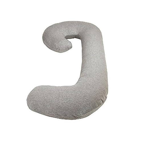 Leachco Snoogle Chic Jersey Total Body Pillow - Heather Gray