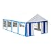 Produktbild vidaXL Partyzelt PVC 4x8m Blau Bierzelt Garten Pavillon Festzelt Gartenzelt