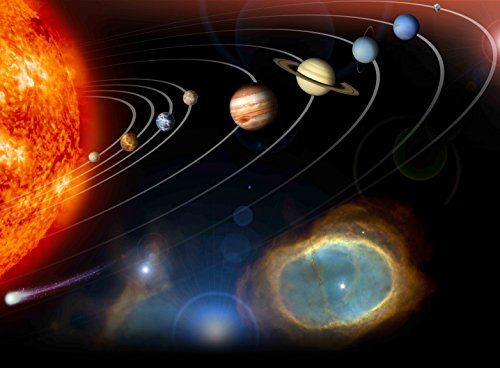 Adult Jigsaw Puzzle Milky Way Galaxy Solar System Planets Sun 500-Pieces