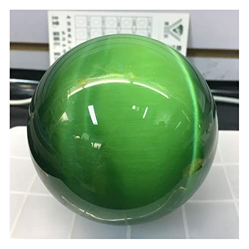 Soporte de Esfera de Cristal Verde Evita Caídas con Cuarzo Natural de 5cm 2
