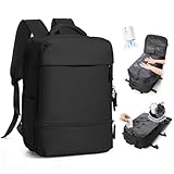 SZLX Zaino A Vuoto Bagaglio A Mano Donna, Zaino Airbag Con Sistema Di Vuoto Per Viaggi, Ryanair Viaggio Ruscksack Dimensione Cabina Con Pompa Impermeabile Uomo Valigia A Vuoto