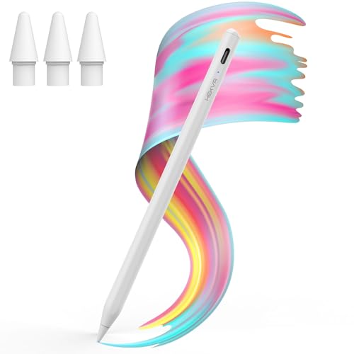 Stylus Pen for iPad for Apple Pencil USB-C with Tilt Sensitivity Palm Rejection Fast Charge iPad Pencil for 20182025 Pro/Air/Mini Apple Pen for Drawing & Note-Taking