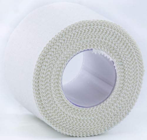 Bandage LEINA blanc résistant aux glissements 10 m x 38 mm pour fixer solidement les compresses