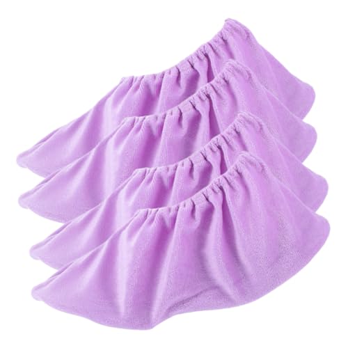 WHAMVOX 2 Pairs Anti-Slip Bowling Shoe Covers Bowling Shoes Accessories for Women Soft Lint Material Reusable Washable Thick Non-Slip Durable Indoor Footwear Covers