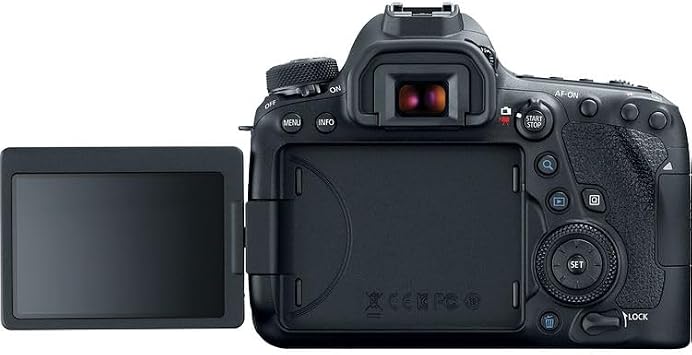 Canon EOS 6D Mark II DSLR Camera Bundle | 26.2MP Full-Frame Sensor, Dual Pixel CMOS AF, Vari-Angle Touchscreen & Full HD Video | Great for Portraits & Travel (1897C002) + 64GB Card + Bag + Battery