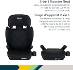 Safety 1st Growmate 2-in-1 Belt-Positioning Booster Car Seat, High-Back to Backless, Slim & Lightweight, Fits 3 Across, Adjustable Headrest - Hexagon Horizon