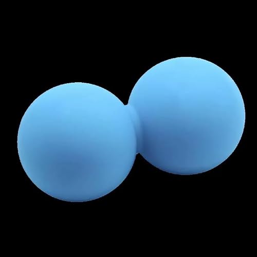 Image of Double Lacrosse Massage Ball Peanut Balls(Blue) for Body Massage, Myofascial Release, Trigger Point Massage, Deep Tissue, Perfect for Yoga, Pilates, Physio, Rehab and Overall Body Relaxation
