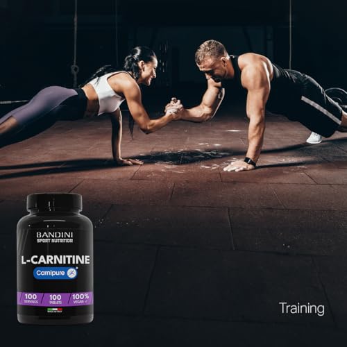 Bandini® L-CARNITINE Carnipure® | 100 Vegan Tablets 100 Days | High Strength L Carnitine Tartrate Supplement | Reduces Tiredness & Fatigue | Energy & Metabolism Support | Pre-Workout Formula 1000mg - Image 3