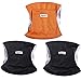 Wegreeco Brown Black Male Dog Belly Band (Pack of 2) - Washable Dog Diapers for Males (Large,20"-25" waist)