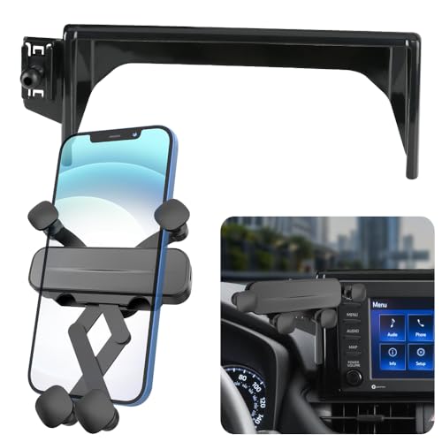 LUNQIN Car Cell Phone Holder for 2019-2025 Toyota RAV4 LX XLE RAV 4 Phone Mount Hybrid LE SE Prime Woodland Auto Accessories Navigation Screen Bracket Mobile Cellphone (not fit 2026) by LUNQIN - Used condition - US$14.31