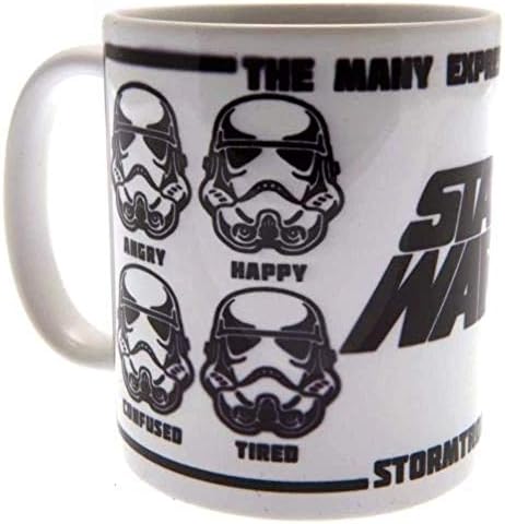 Star Wars MG24950 Coffee Expressions of a Stormtrooper Mug, Ceramic, Multi-Colour, 315 ml