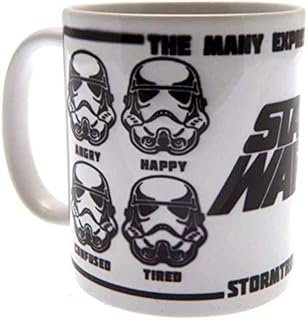 Star Wars MG24950 Coffee Expressions of a Stormtrooper Mug, Ceramic, Multi-Colour, 315 ml