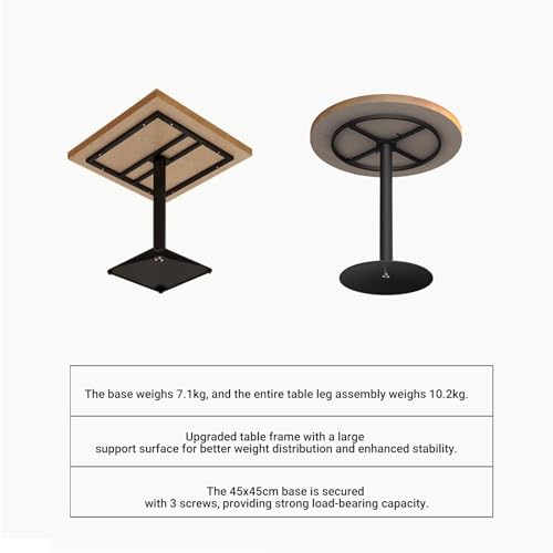 Mesa de comedor redonda de 60 cm que optimiza espacio en salas 4