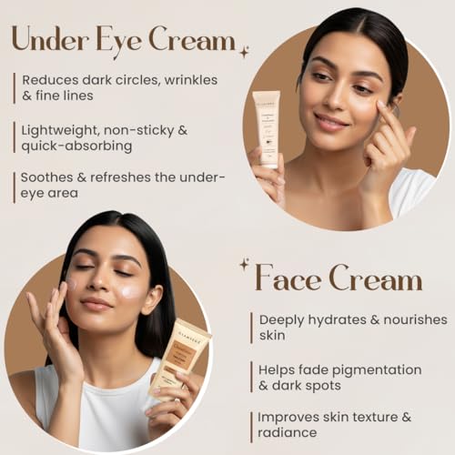 Image of Glamveda Glutathione Skin Brightening | Face Wash, Peel-Off Mask, Serum, Cream, Sunscreen, Under Eye Cream & Soap| 7 Step Skincare Combo for Glowing, Even-Toned Skin