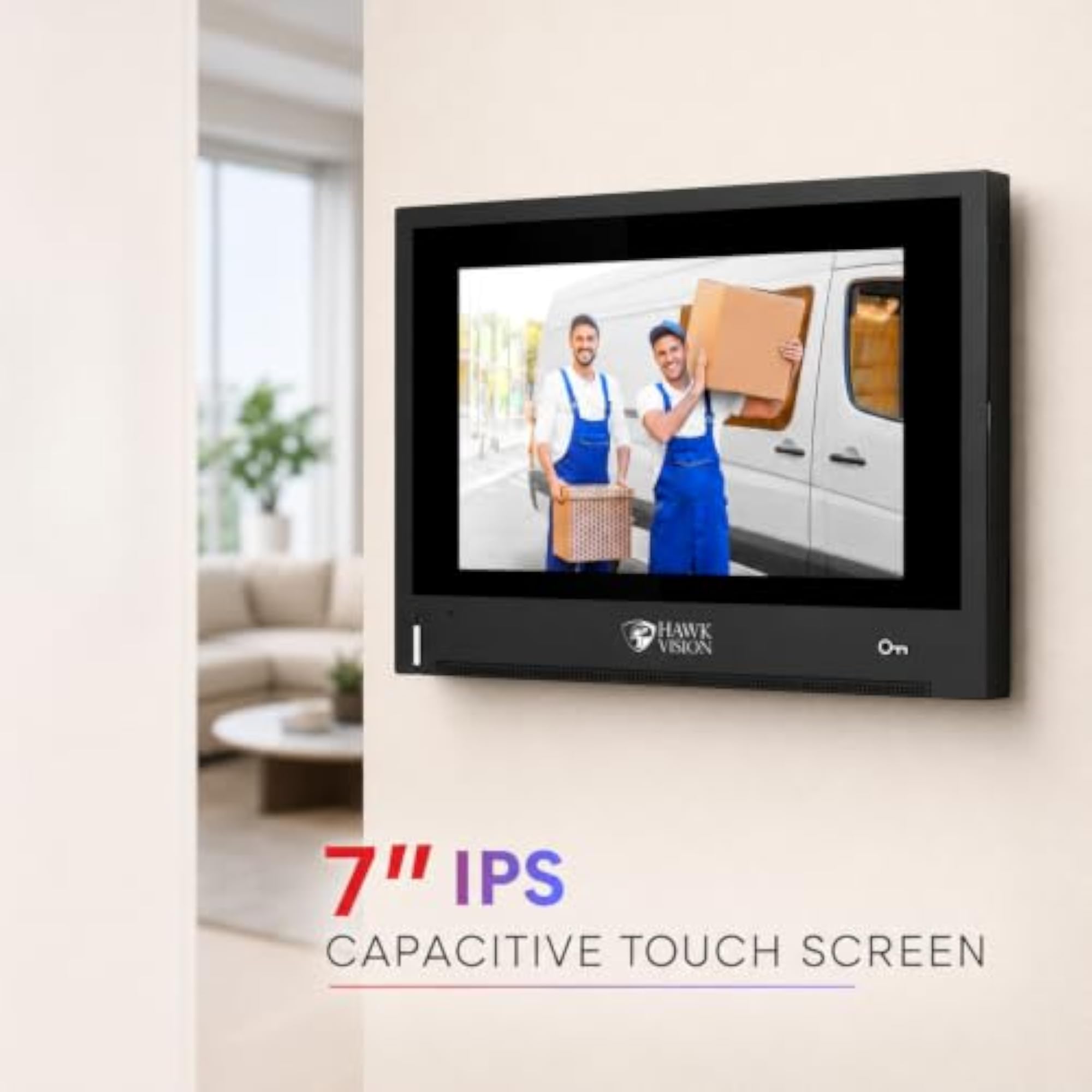 Hawkvision Smart Video Door Phone with 7 Inch Monitor