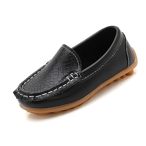 Boys Girls Loafer Shoes Toddler Little Toddler School Dress Shoe Non Slip Flat Shoe 𝗦lip On Wedding 𝗣a𝐫𝐭y Shoes