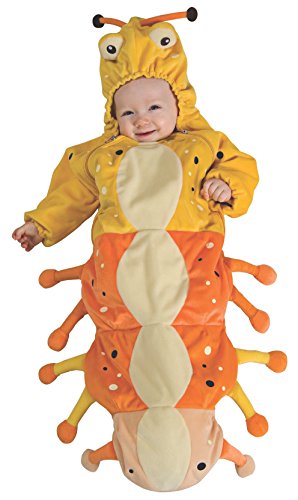 Rubies Baby Caterpillar Costume, Newborn Yellow/Orange