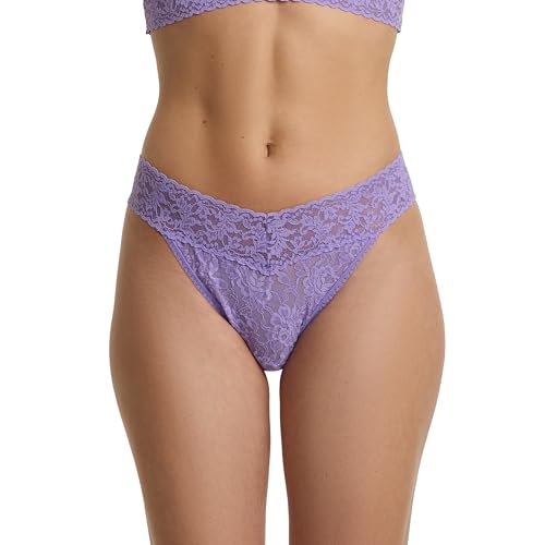 Image of hanky panky - Signature Lace Original Rise Thongs: Essentials Edition | One Size 4-14 | Lace Lingerie Underwear | 3 or 5 Pack