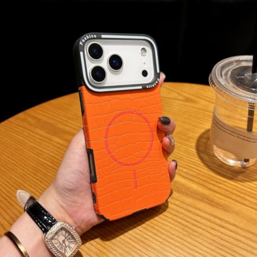 IRTGFG For iPhone 12 Pro Max�p �������U�[�e�N�X�`�� �}�O�l�b�g���P�[�X �o���p�[ �A�[�}�[�J�o�[ (For iPhone 12 Pro Max�p/�I�����W)