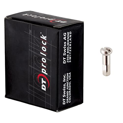 Tétons en laiton DT Swiss Prolock noir anti-desserrage pour jante