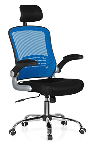 hjh OFFICE Vendo Net Sedia da Ufficio Girevole, Tessuto, 100% Poliestere, Multicolore