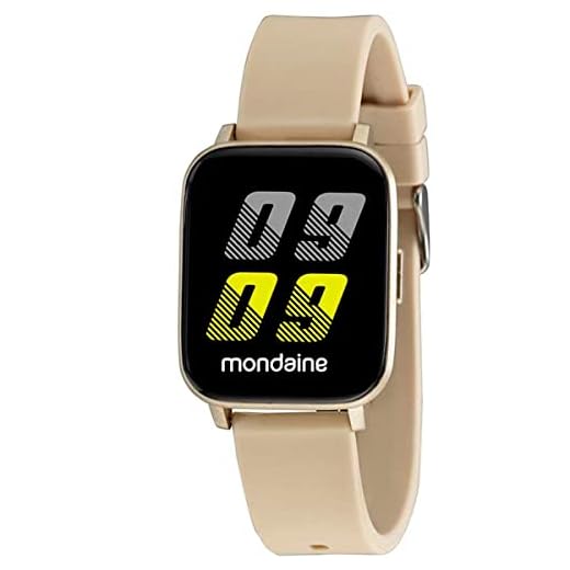 Relógio Smartwatch Full Touch Silicone Bege